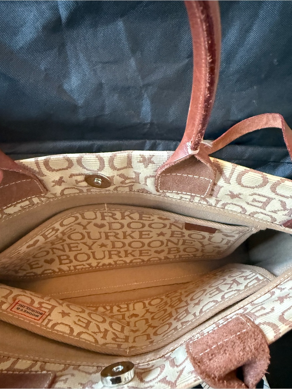 Dooney & Bourke Tote with Tassels - Picture 13 of 14